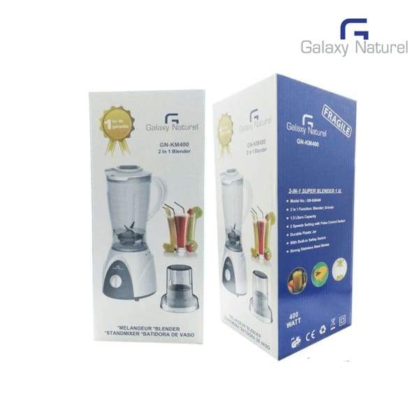 Blender Galaxy Naturel 2 en 1 400W - Gris Blender Galaxy Naturel 2 en 1 400W - Gris